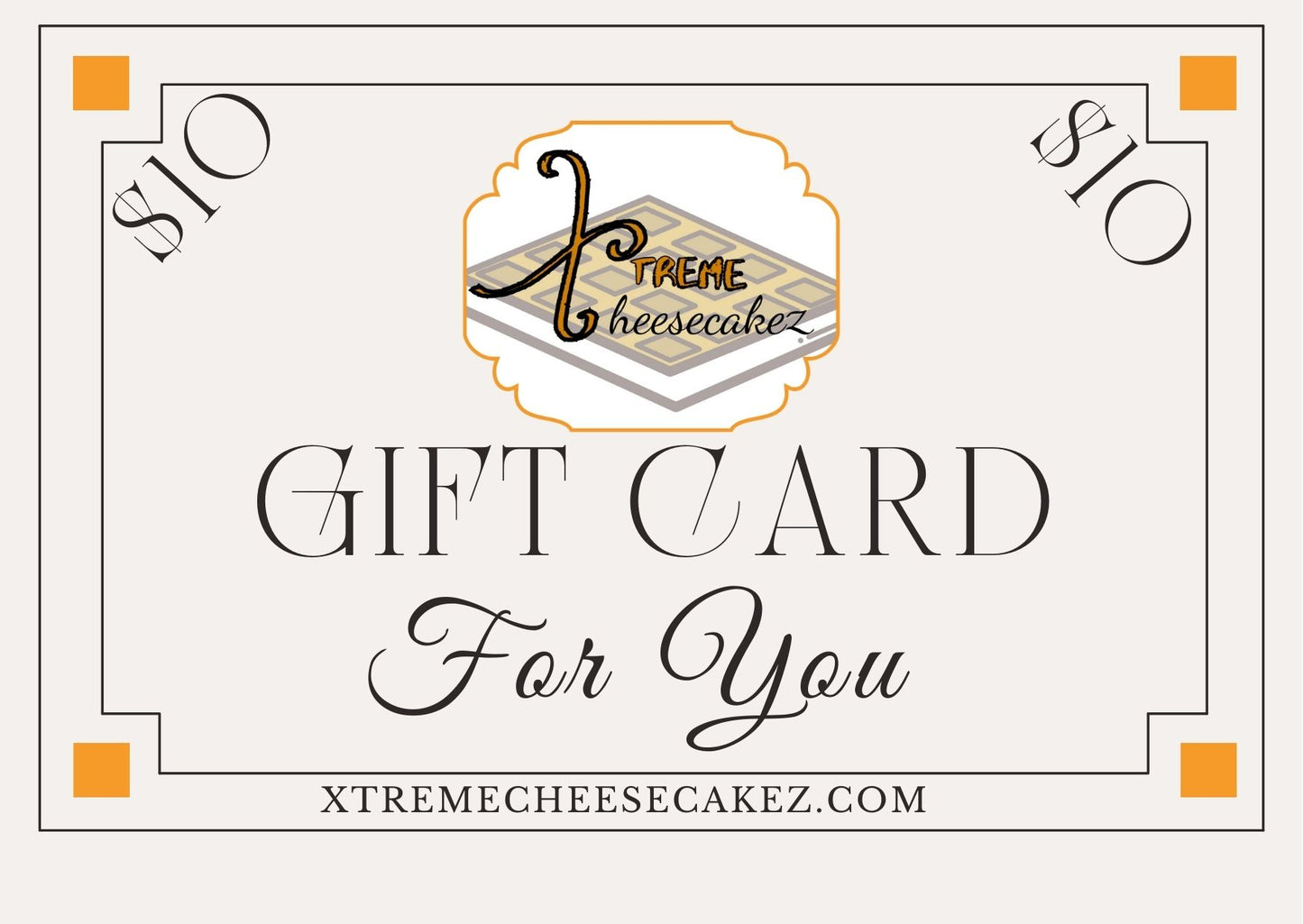 Cheesecake Gift card