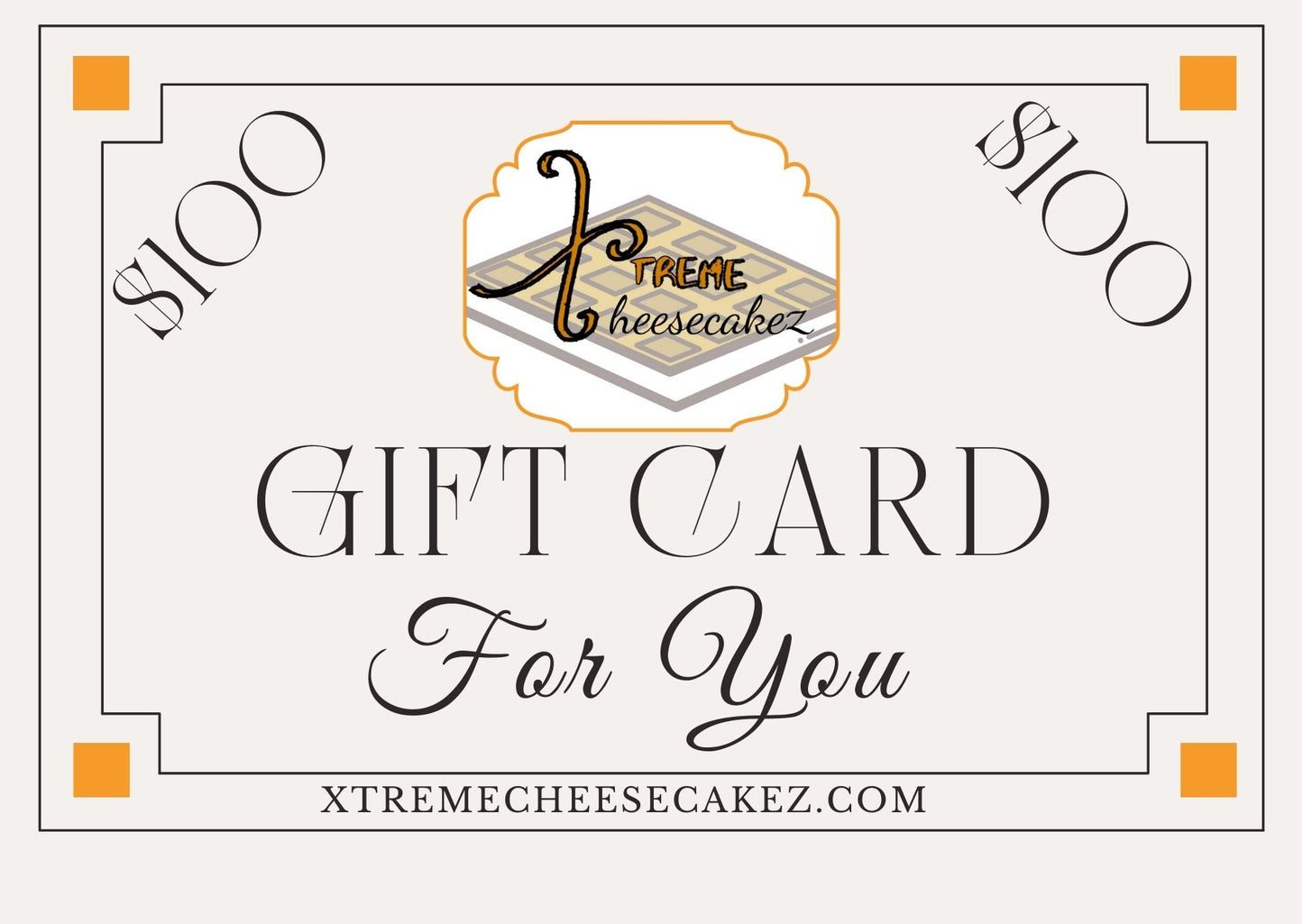 Cheesecake Gift card