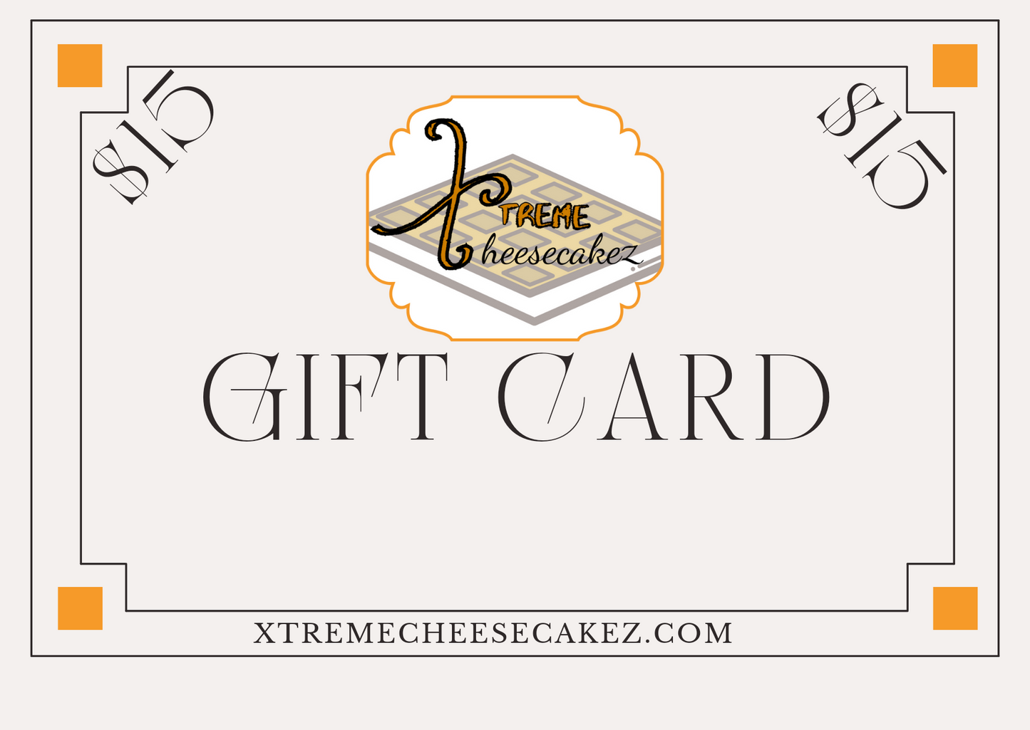 Cheesecake Gift card