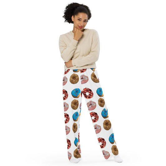 Cheesecake donut wide-leg pants